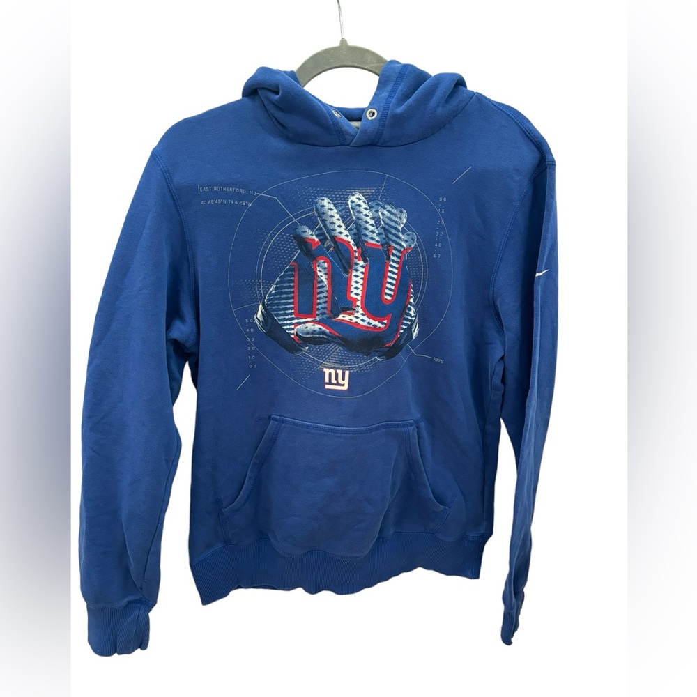 Nike Men’s Blue New York‎ Giants Hoodie Size Medium